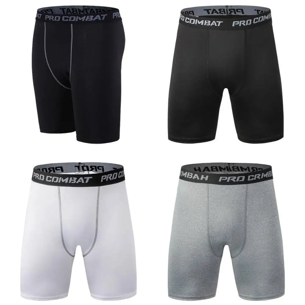 PROCOMBAT
Pantalones cortos deportivos para hombre, de secado rápido, ajustados, para correr y fitness