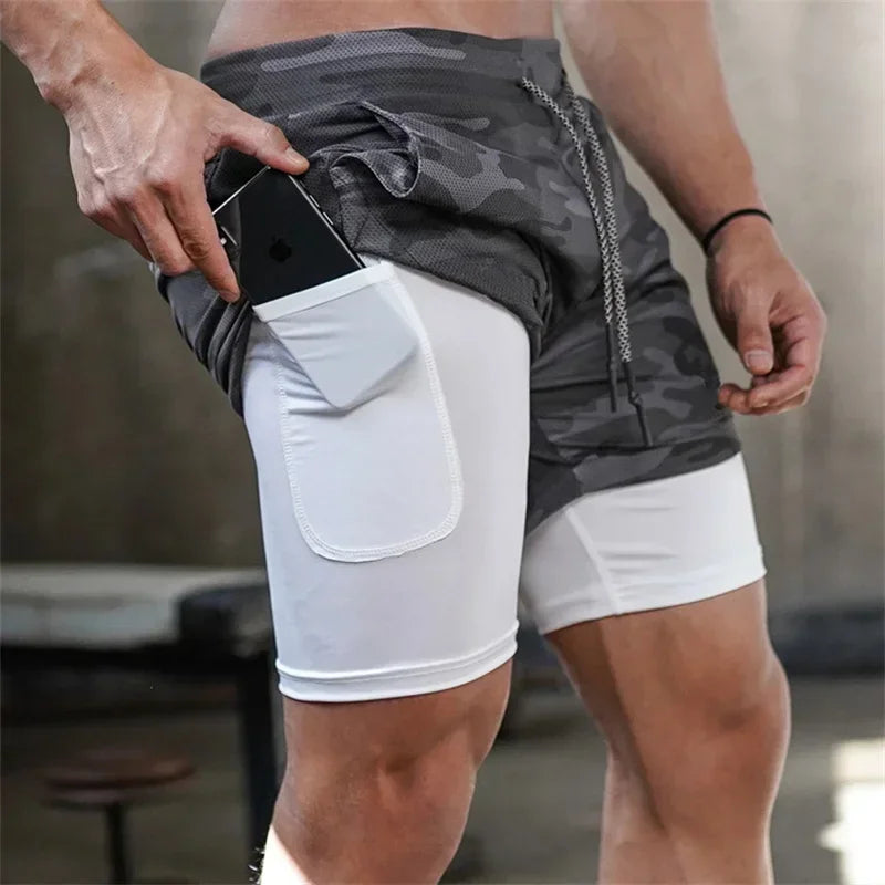 Pantalones cortos deportivos para hombre para entrenamiento