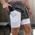Pantalones cortos deportivos para hombre para entrenamiento