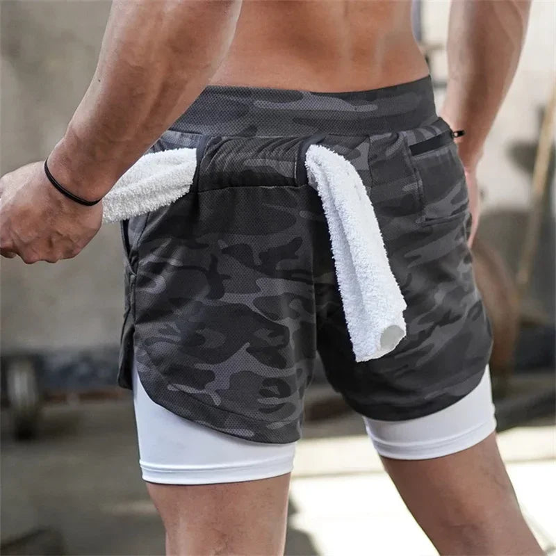 Pantalones cortos deportivos para hombre para entrenamiento