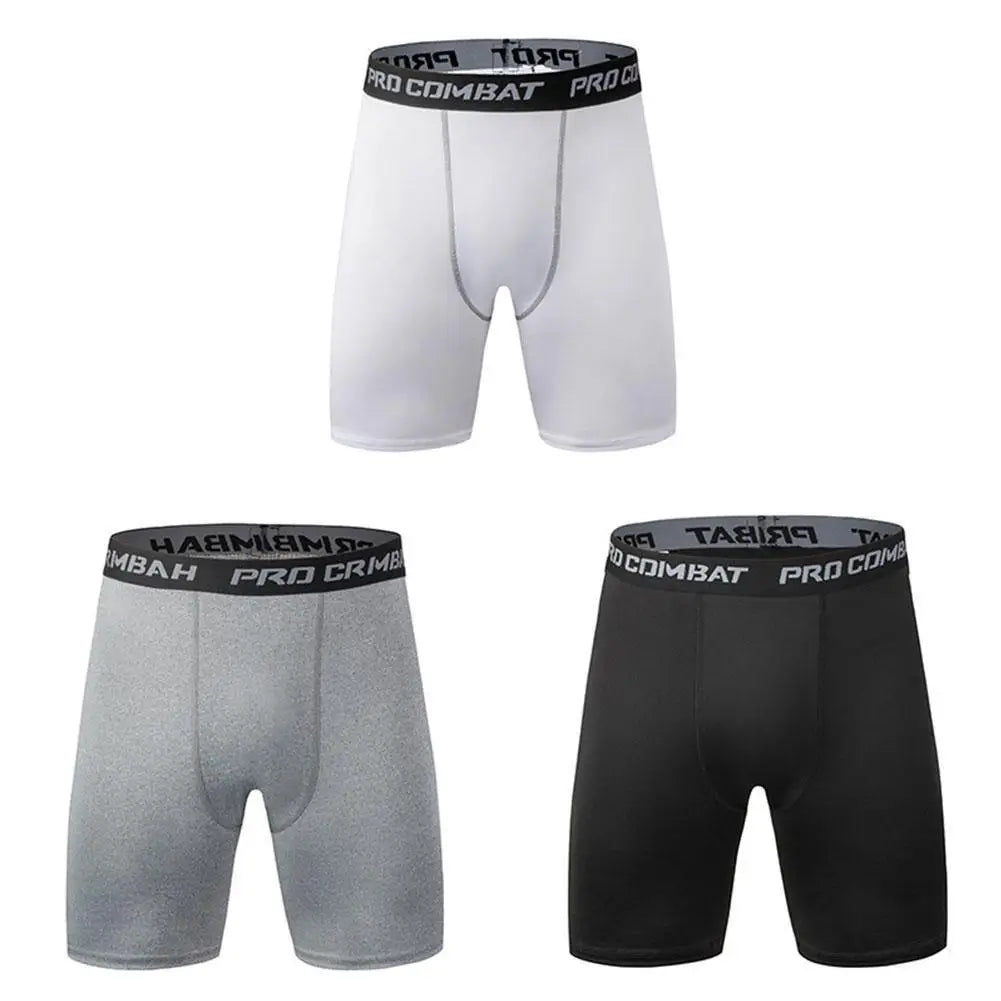 PROCOMBAT
Pantalones cortos deportivos para hombre, de secado rápido, ajustados, para correr y fitness